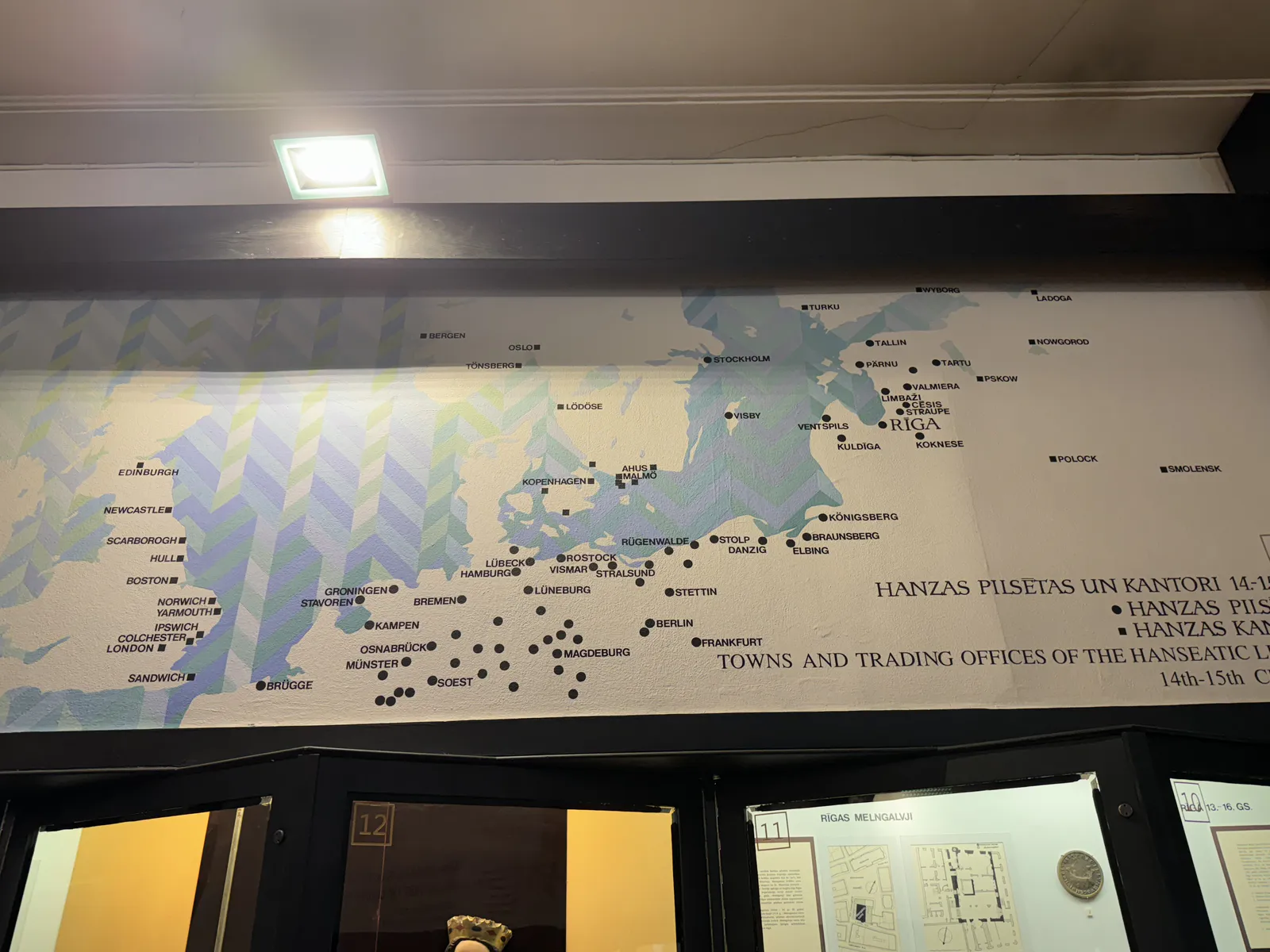 Map of the Hanseatic League Network