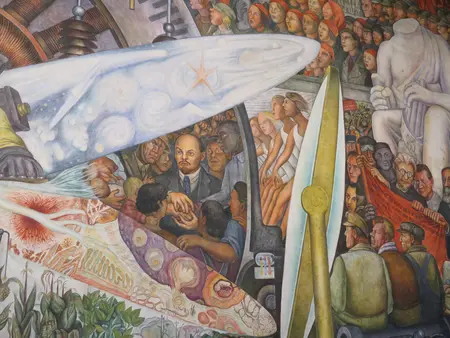 O homem, controlador do universo (detalhe)