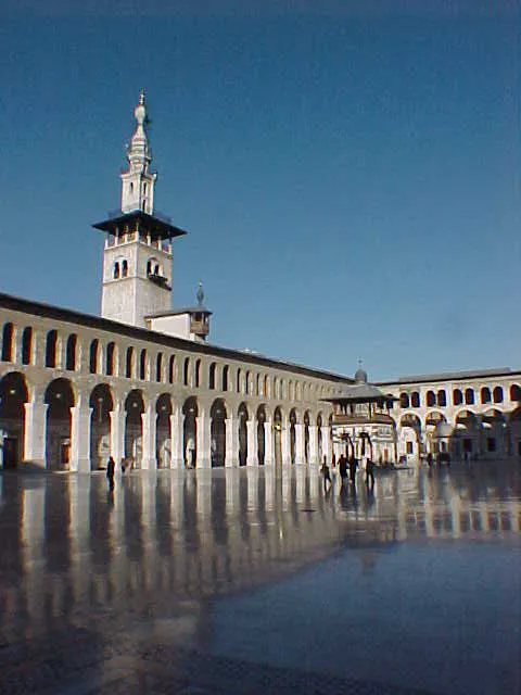 Inside the Umayyad Mosque