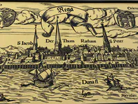 Riga in the 16th c.