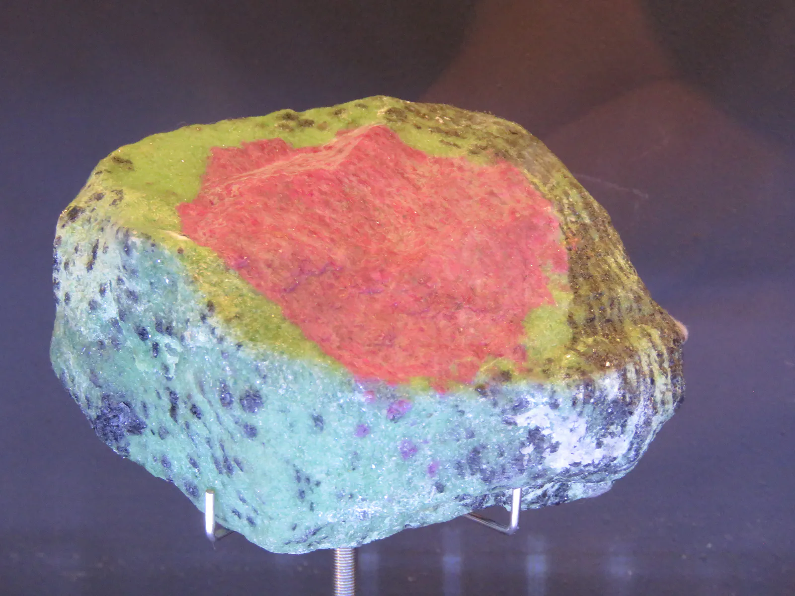 Ruby in Zoisite Mineral Specimen