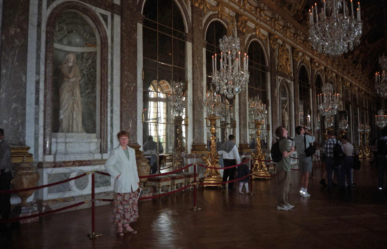 Mom at the Hall of Mirrors