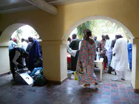 Rassemblement communautaire sur l’île de Gorée