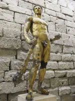 Gilded Bronze Statue of Hercules