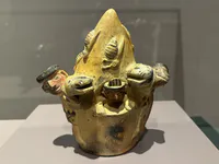 Bottle with Mythological Mountain Scene