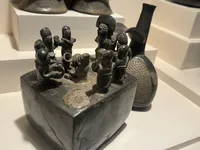 Chimú Ceramics with Ceremonial Scene