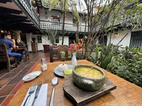 Ajiaco at Tinteo's Colonial Courtyard