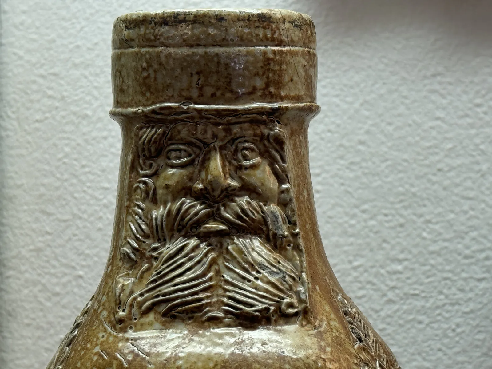 Bearded Man Rhenish Stoneware Jug