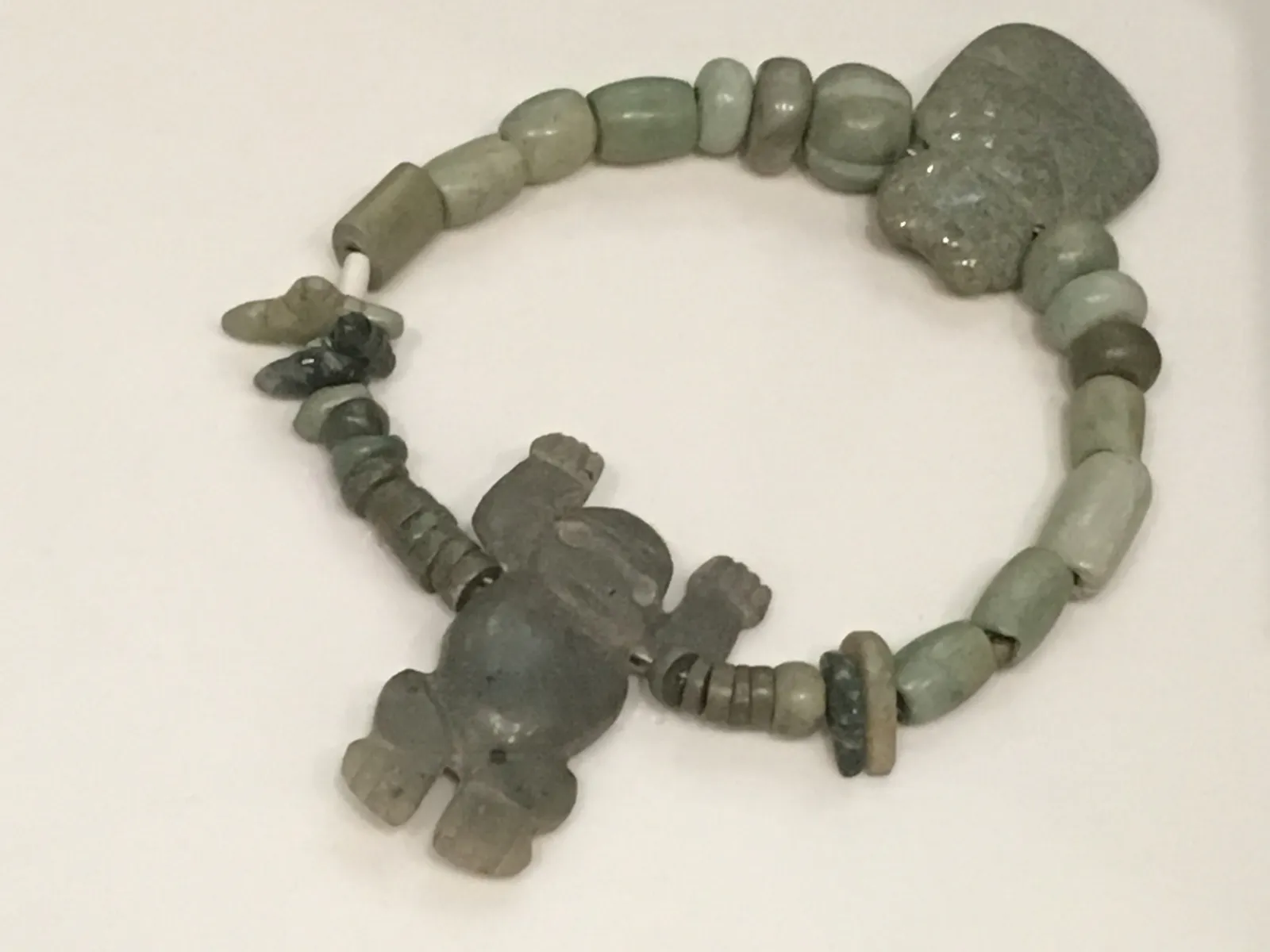 Greater Nicoya Jadeite Necklace with Pendant