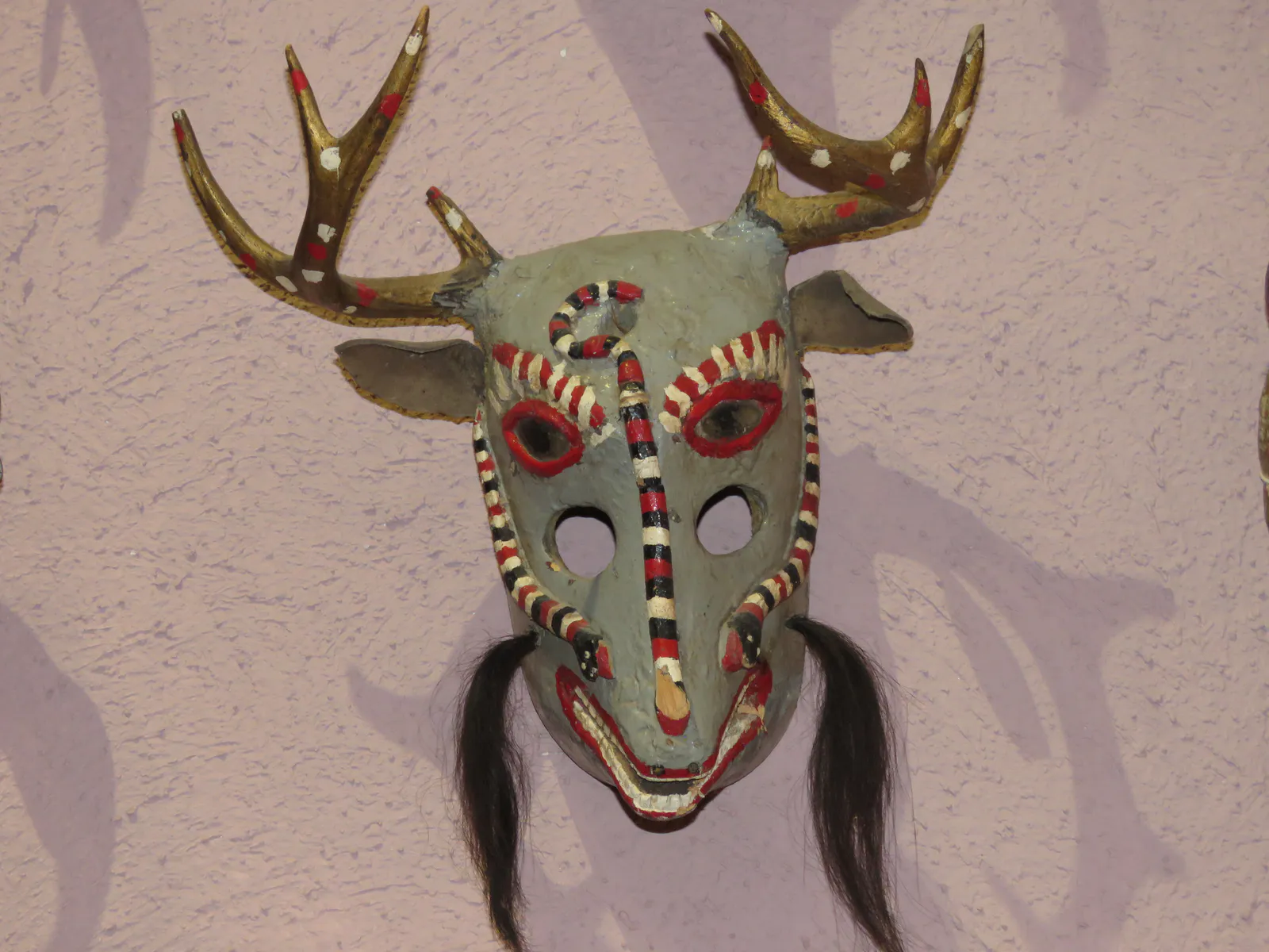 Deer Mask with Snakes
