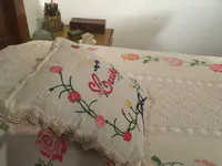 Frida’s Embroidered Pillow