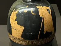 Attic Red-Figure Lekythos with Courtship Scene