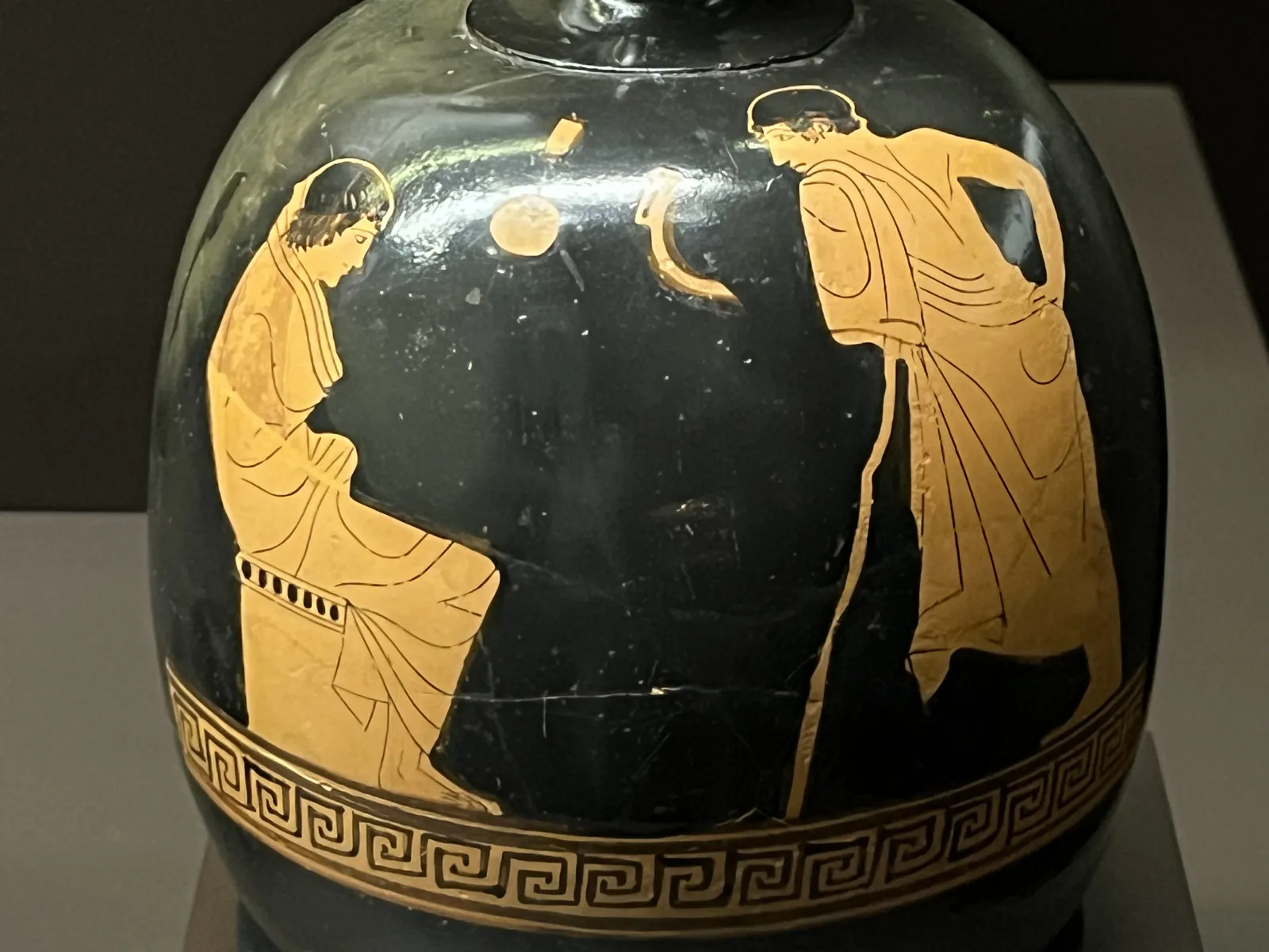 Attic Red-Figure Lekythos with Courtship Scene