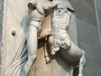 Lapith and Centaur in Battle