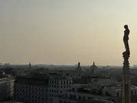 Silhouette over Domes