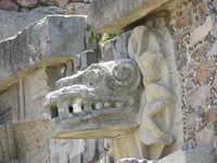 Feathered Serpent Emerging from Stone