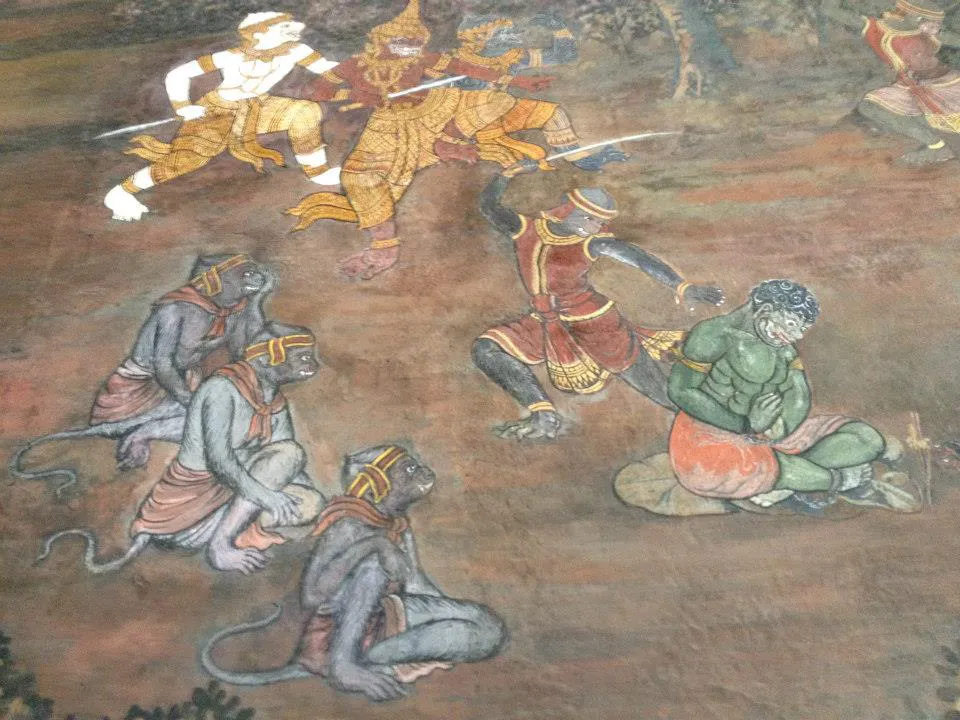 罗摩王与托沙坎的战斗