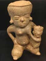 Greater Nicoya Mother and Child Figurine