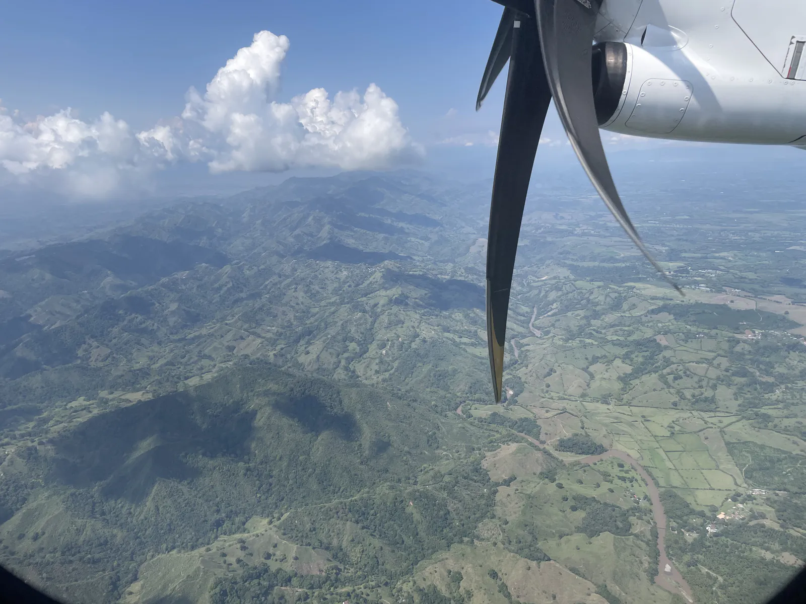Aerial View of Antioquia Landscape