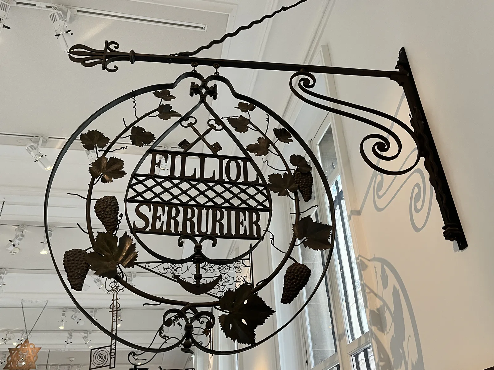 18th Century Wrought Iron Sign
