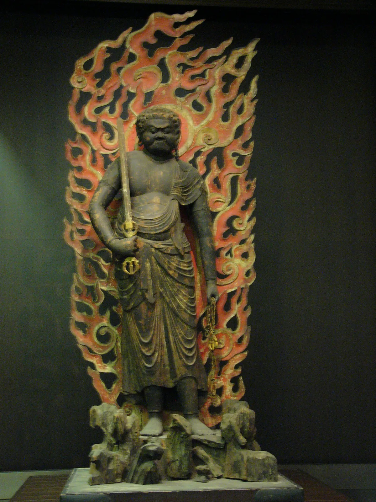 Fudō Myōō Statue from Heian Period