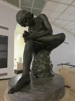 Boy with Thorn Bronze Sculpture