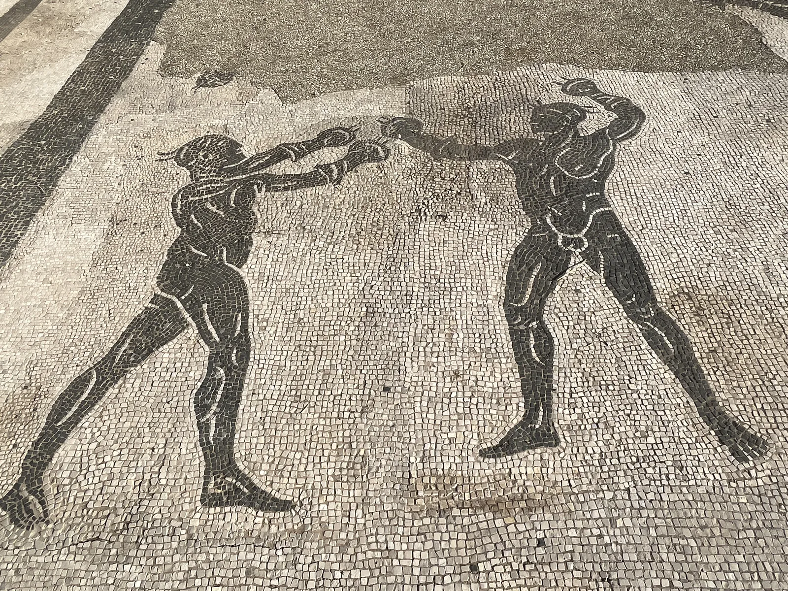 Boxing Scene Mosaic