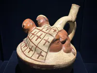 Moche Ceramic Sculpture of Couple