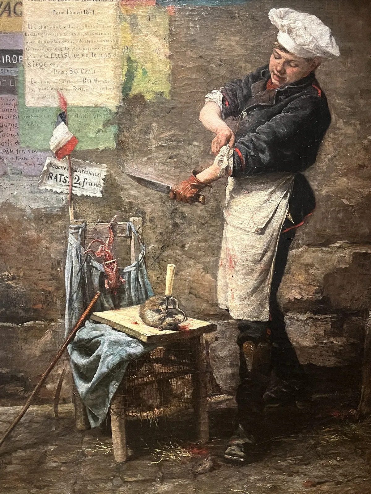 A Rat Seller during the Siege of Paris