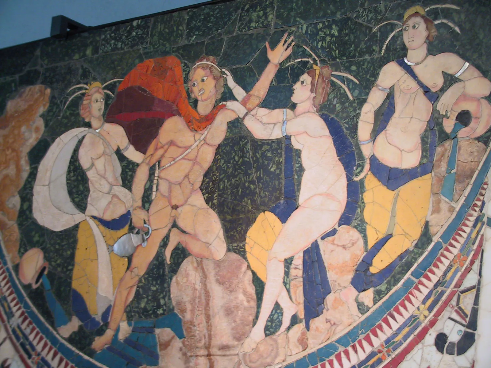 Roman Opus Sectile Panel of Hylas