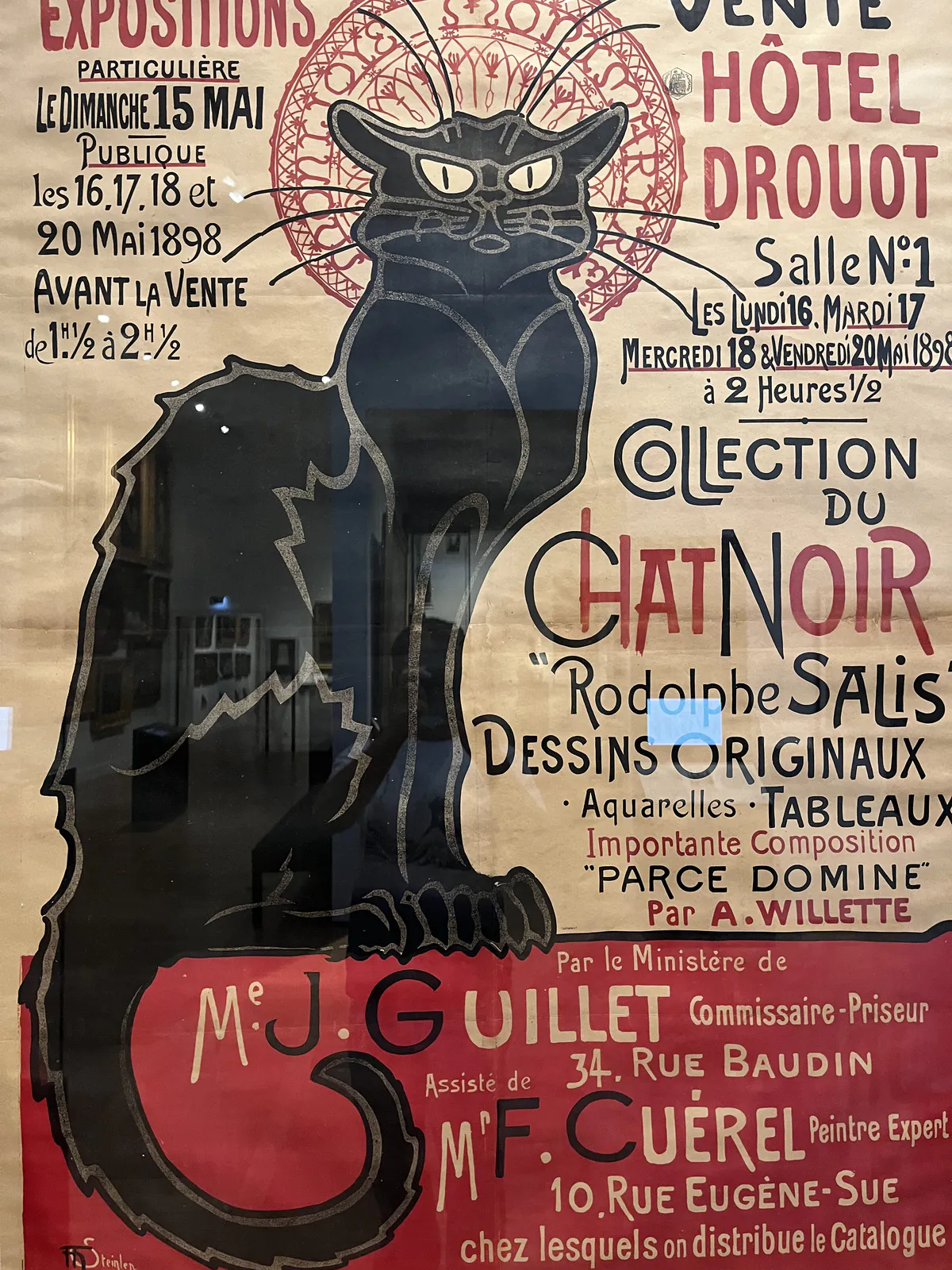 Le Chat Noir Auction Poster