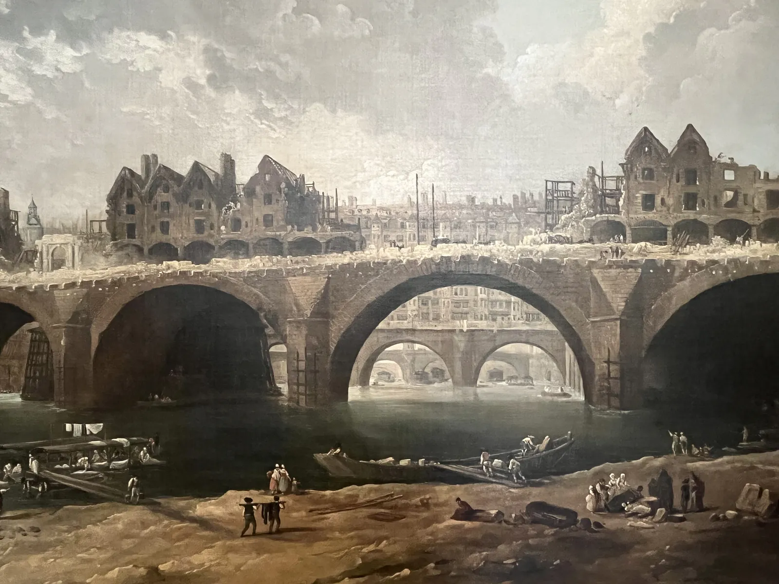 Demolition of Houses on Pont Notre-Dame