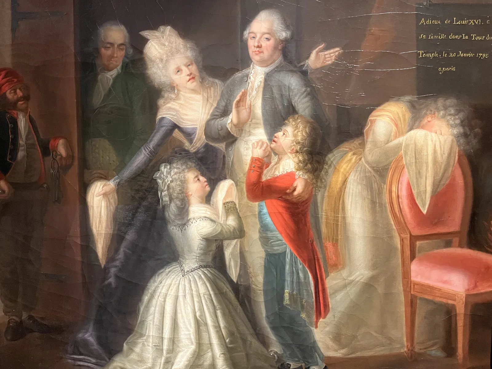 Louis XVI Bidding Farewell to Family
