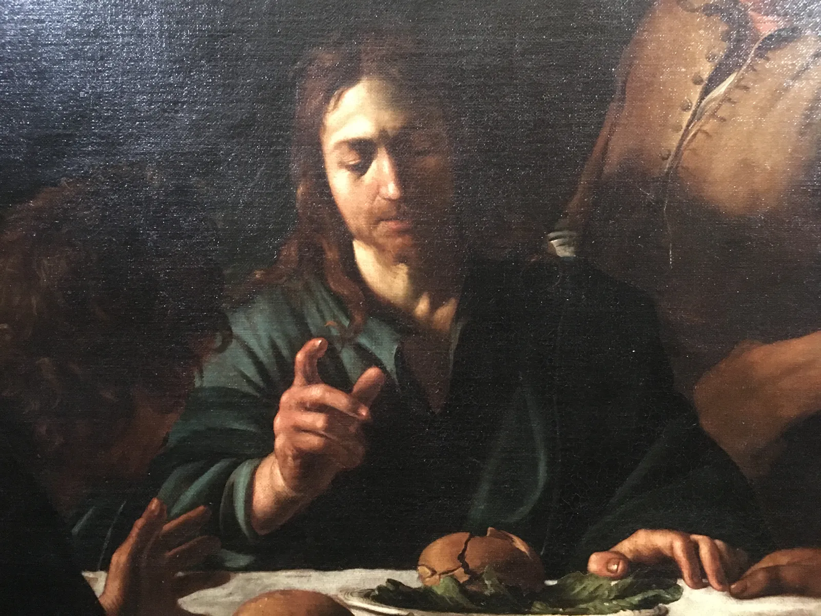 The Supper at Emmaus (detail)