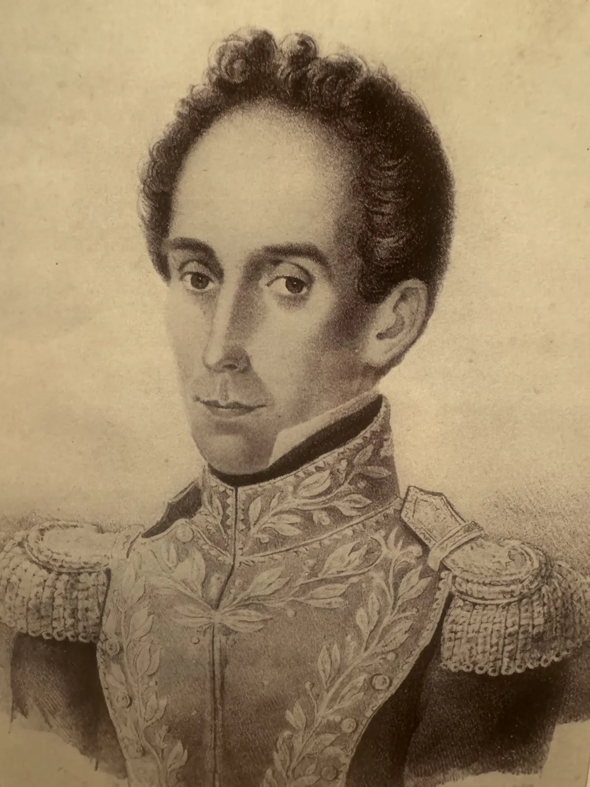 Portrait of Simón Bolívar
