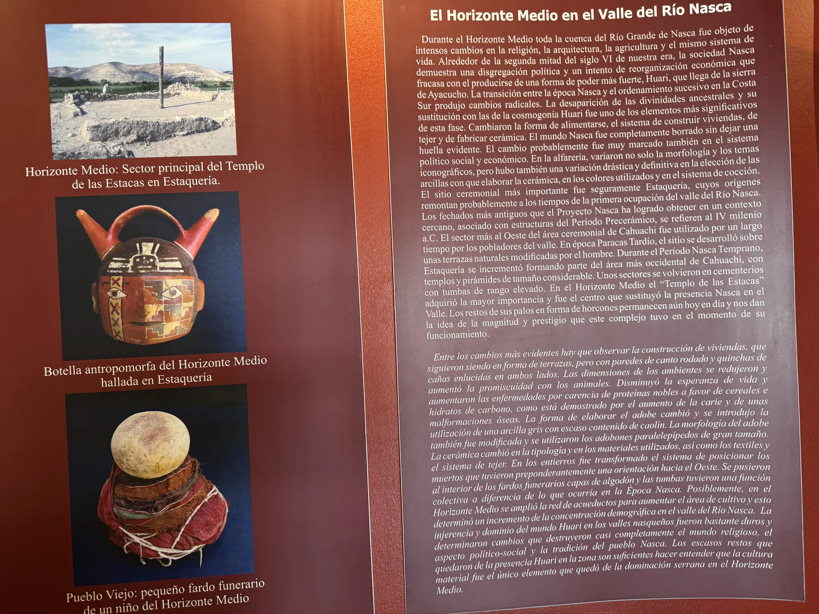 Cultural Transformation in Nasca Valley