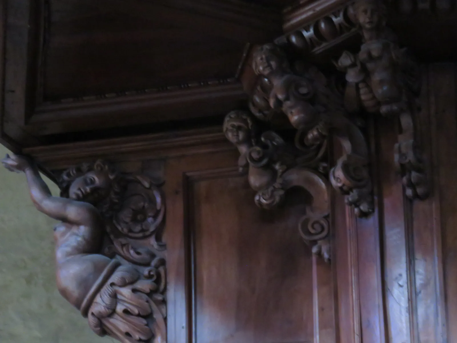 Chaire baroque (détail)