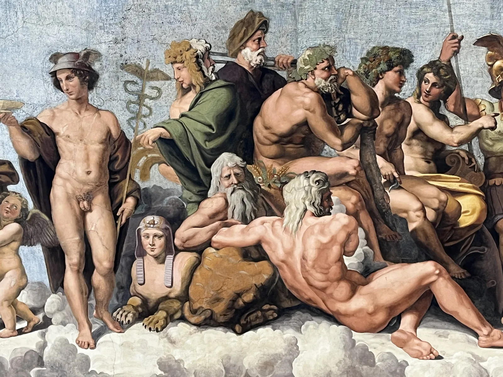 Der Rat der Götter (Detail)