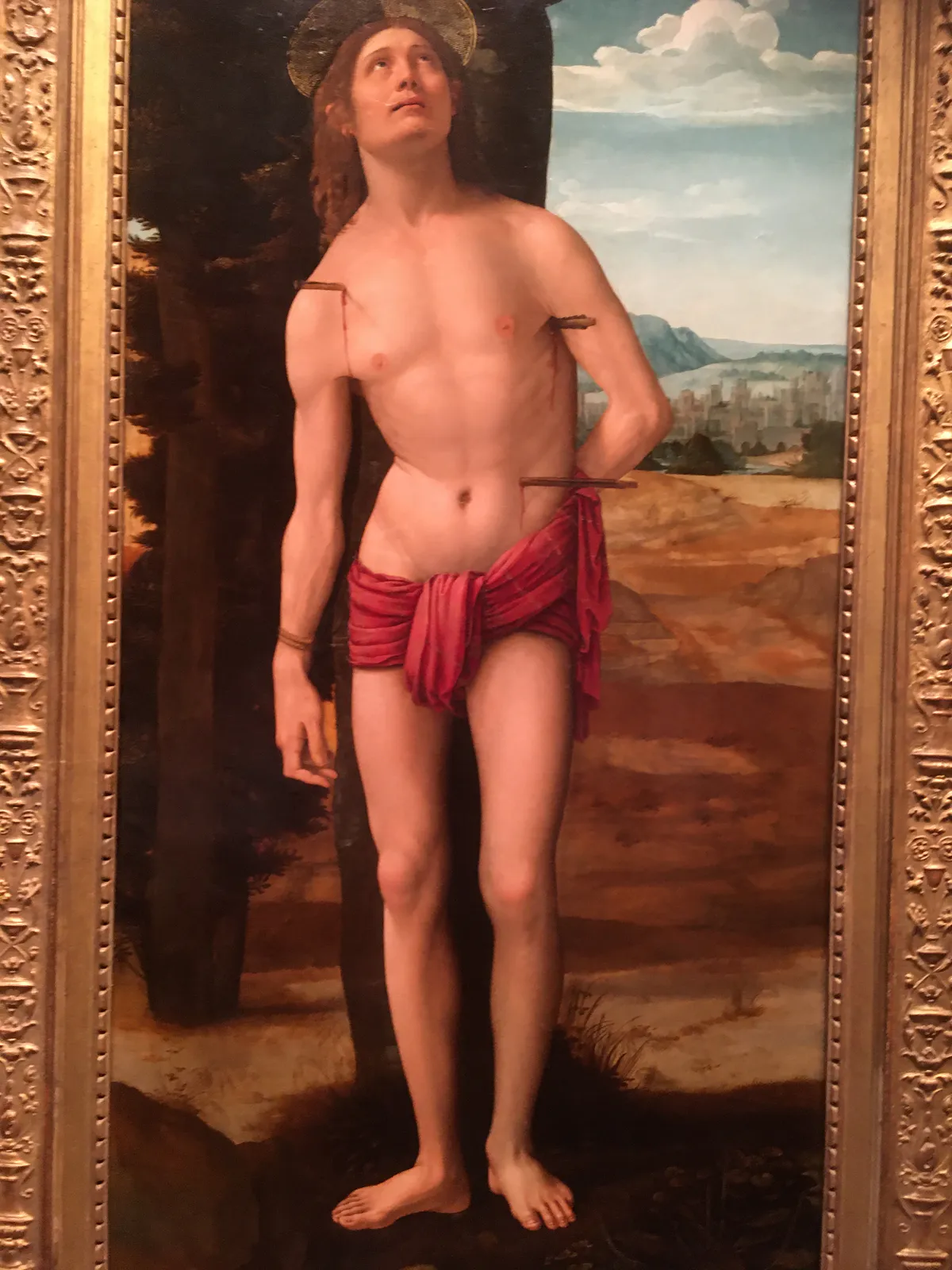 Saint Sebastian by Fernando Yáñez