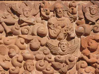 18th Century Sandstone Relief of God