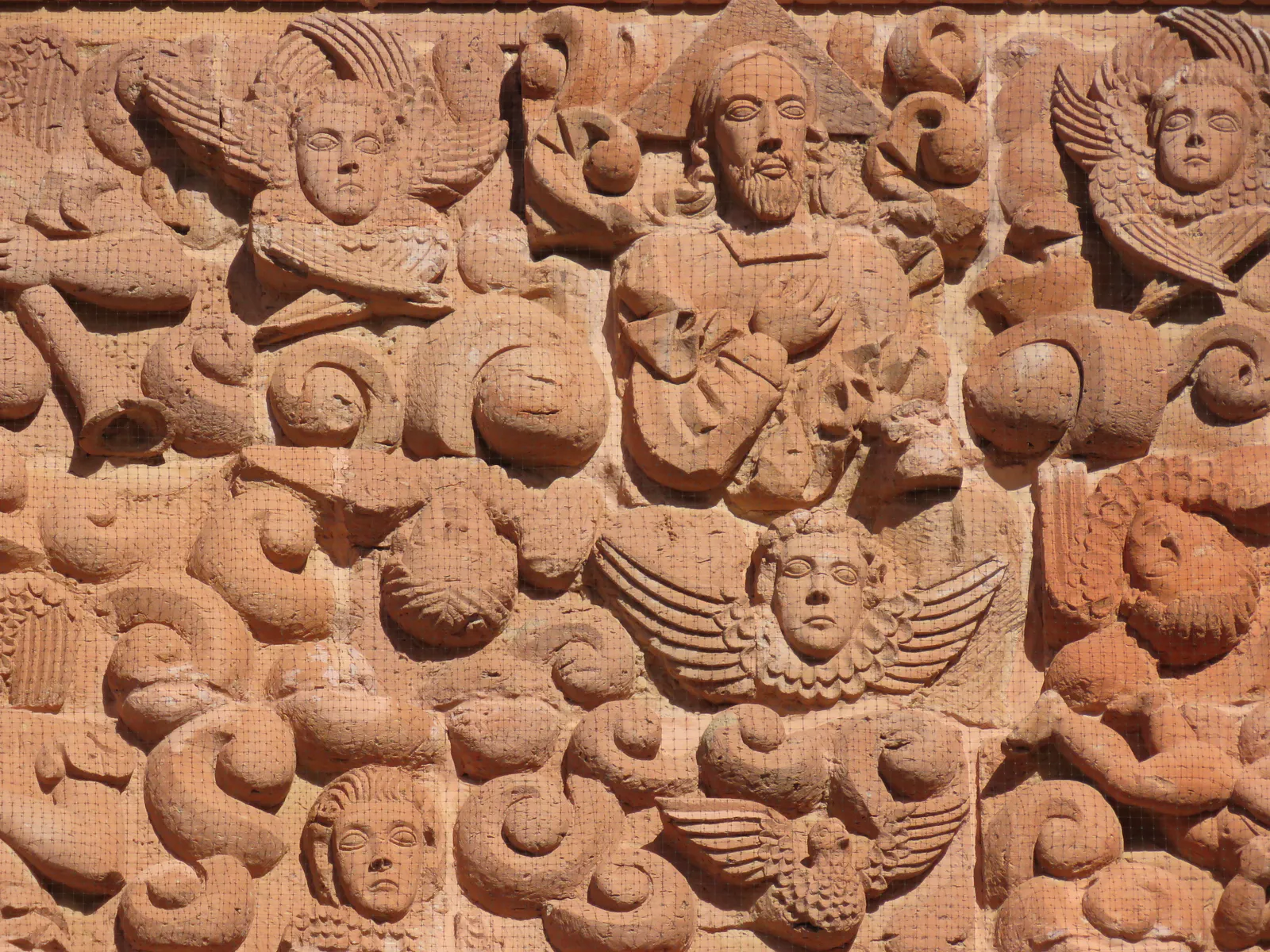 18th Century Sandstone Relief of God
