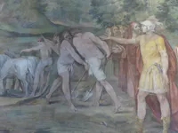 Romulus Marking the Limits of Rome