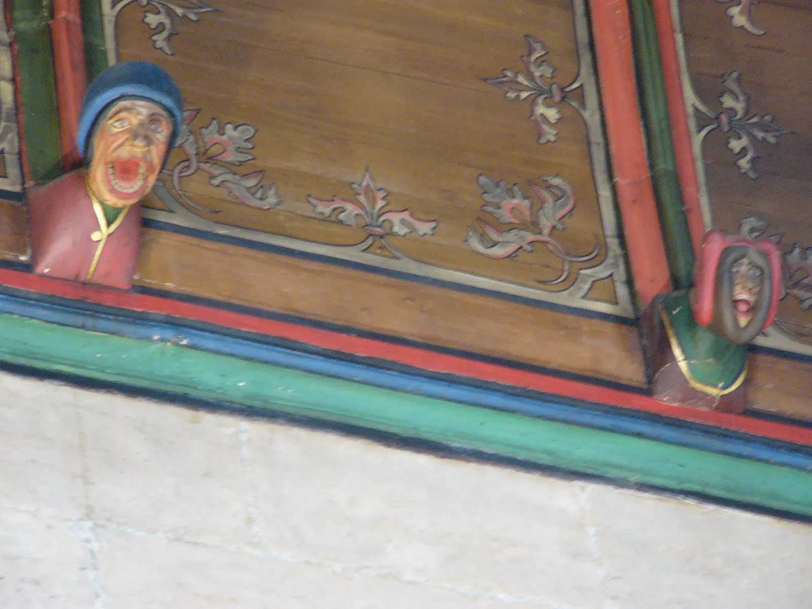 Carved Figures in the Great Hall