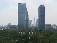 Mexico City Skyline with BBVA Tower