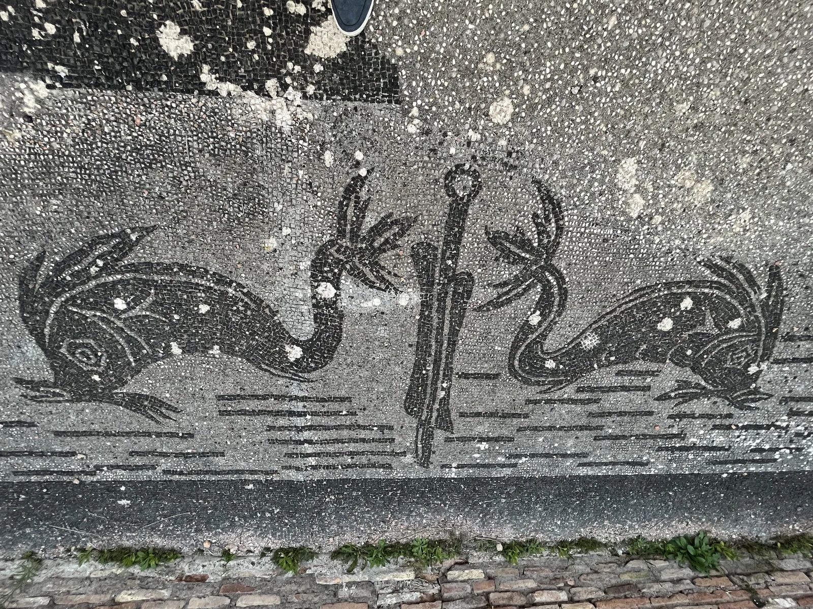 Criaturas marinhas e tridente