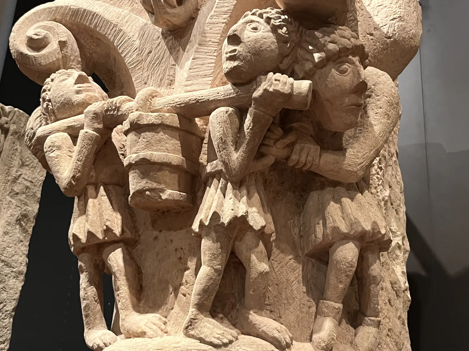 Romanesque Capital with Ark of the Covenant