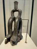 Ancient Bottle with Contortionist Figure
