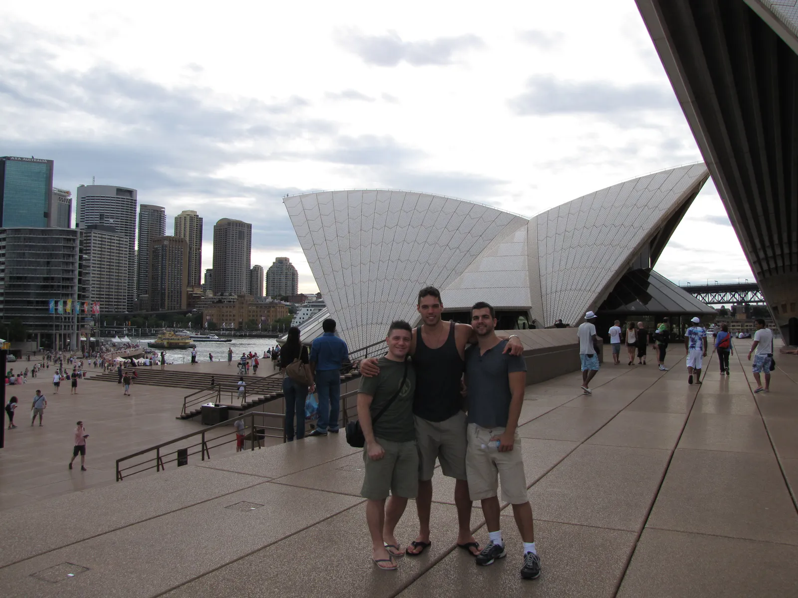 Max with Friends by Sydney Opera House
