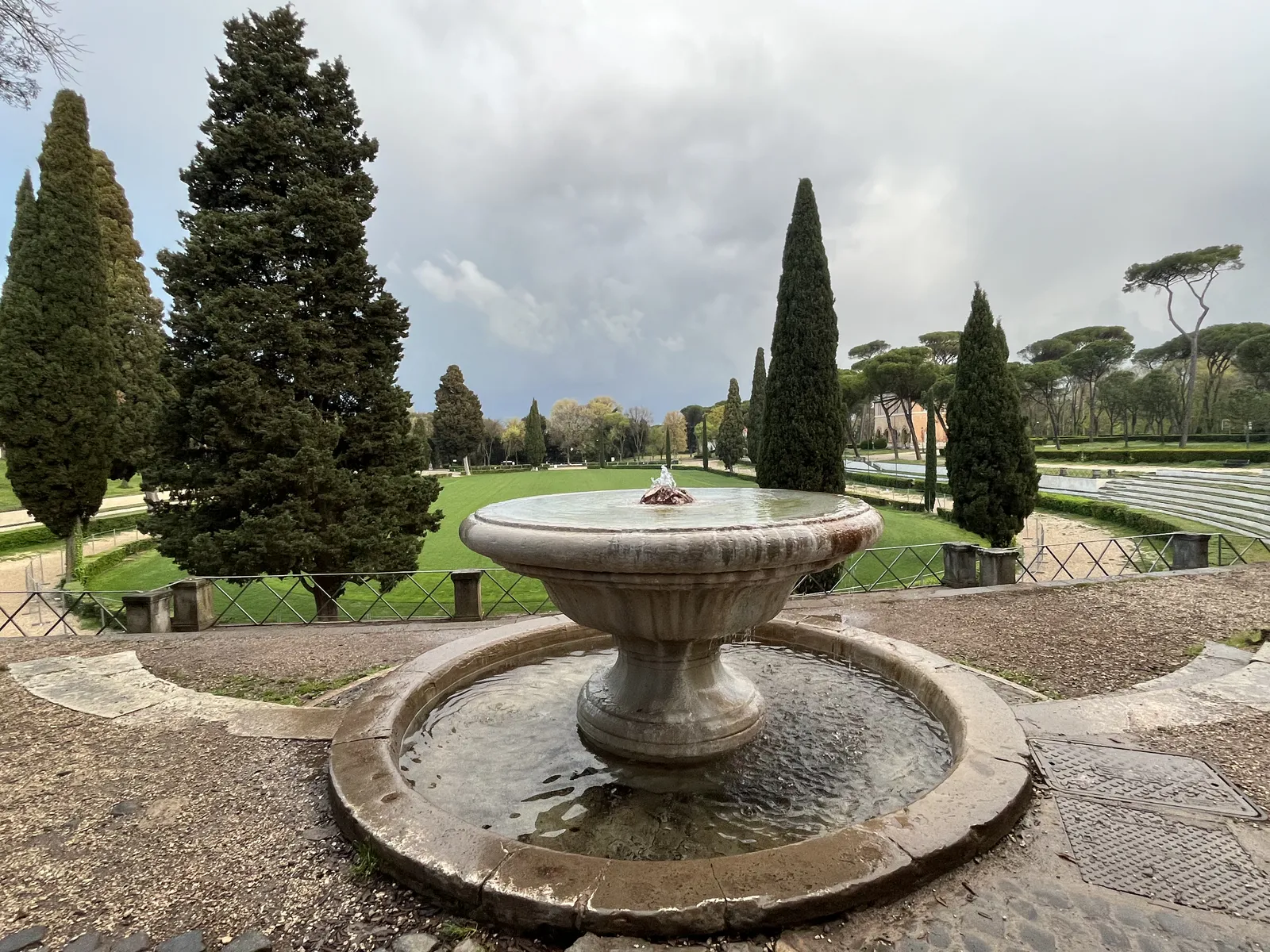 Parterre and Fountain
