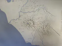 Map of Ancient Latium Settlements